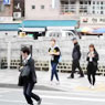 군중심리를 이용한 무단횡단