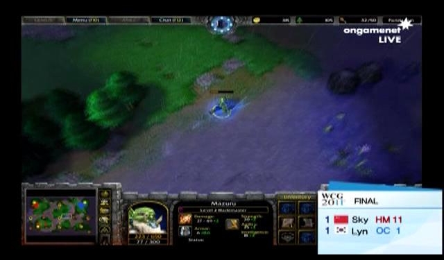 결승전 3경기 Xianfenf(HM)(중국) vs 박준(OC)(한국) _ WCG 2011 GF 바로가기